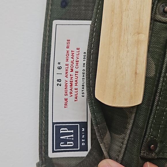 High rise ankle camo jeans - Picture 4 of 10